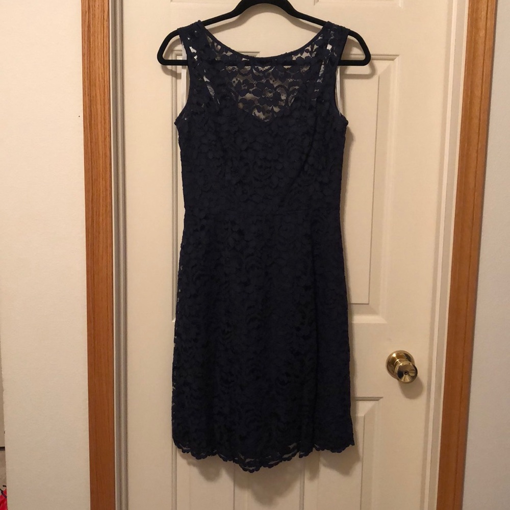 Navy bridesmaid dress